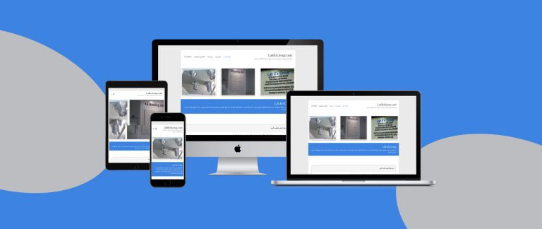 طراحی سایت لب ای ان گروپ LabEnGroup